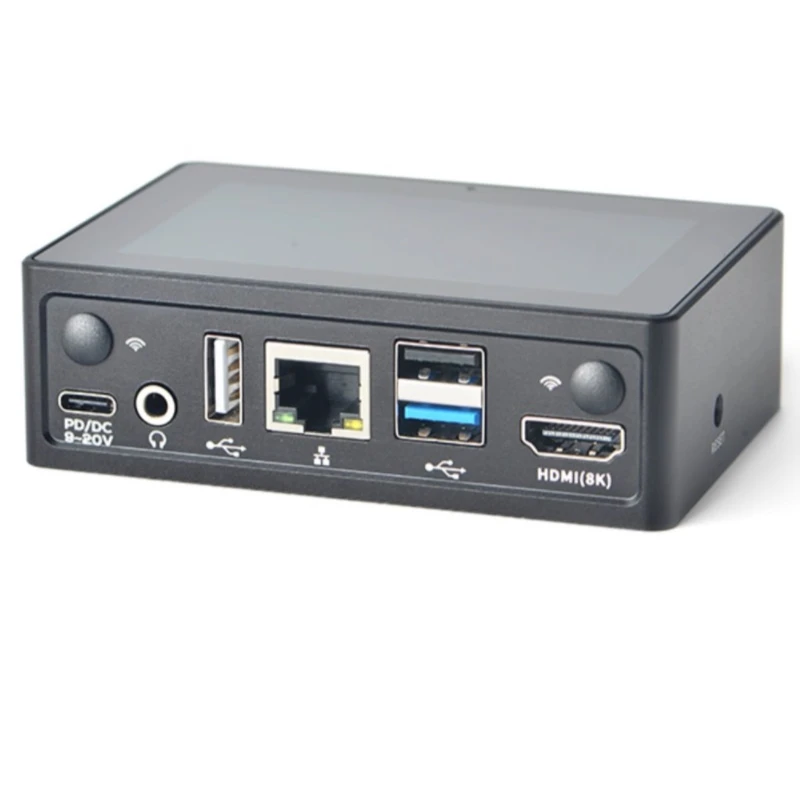 لوحة تطوير NanoPi M6 RK3588S مع ماكس 32G RAM LPDDR5 SSD WIFI EMMC توسيع جيجابت إيثرنت Debian Ubuntu مفتوح المصدر