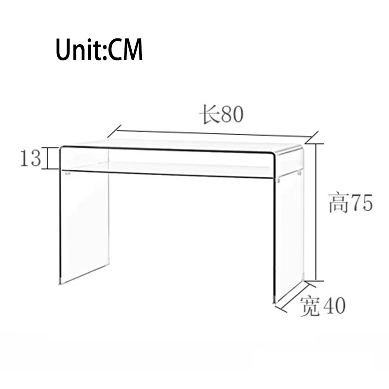 Modern Glass Tables Makeup Storage Table Nail Manicure Professional Transparent Desk Nails Design Manicure Tafel Furniture Salon