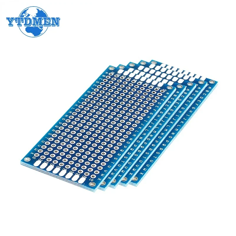 10PCS 3x7cm PCB Protoboard Elektronische Boards Universal Leiterplatte 3*7cm Doppel Seite Prototyp PCB Board für Arduino