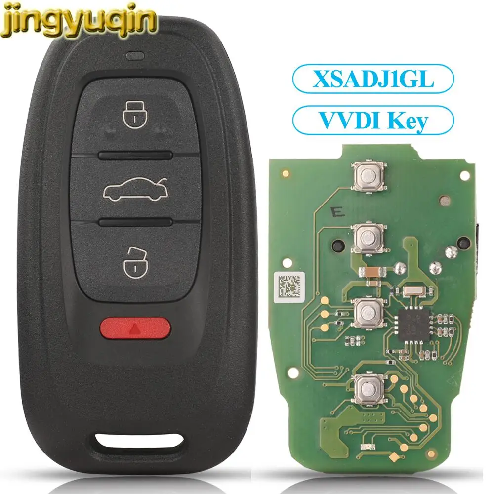 

Jingyuqin XSADJ1GL VVDI2 Mini Key Tool For Audi Style VVDI Xhorse Smart Car Key Universal Remote Control 4 Buttons