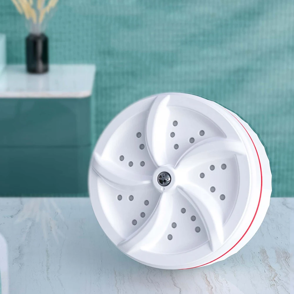 Portable Mini Washing Machine USB Powered Mini Turbo Washer for Underwear Socks Ultrasonic Turbo Washing Machine for Home Travel
