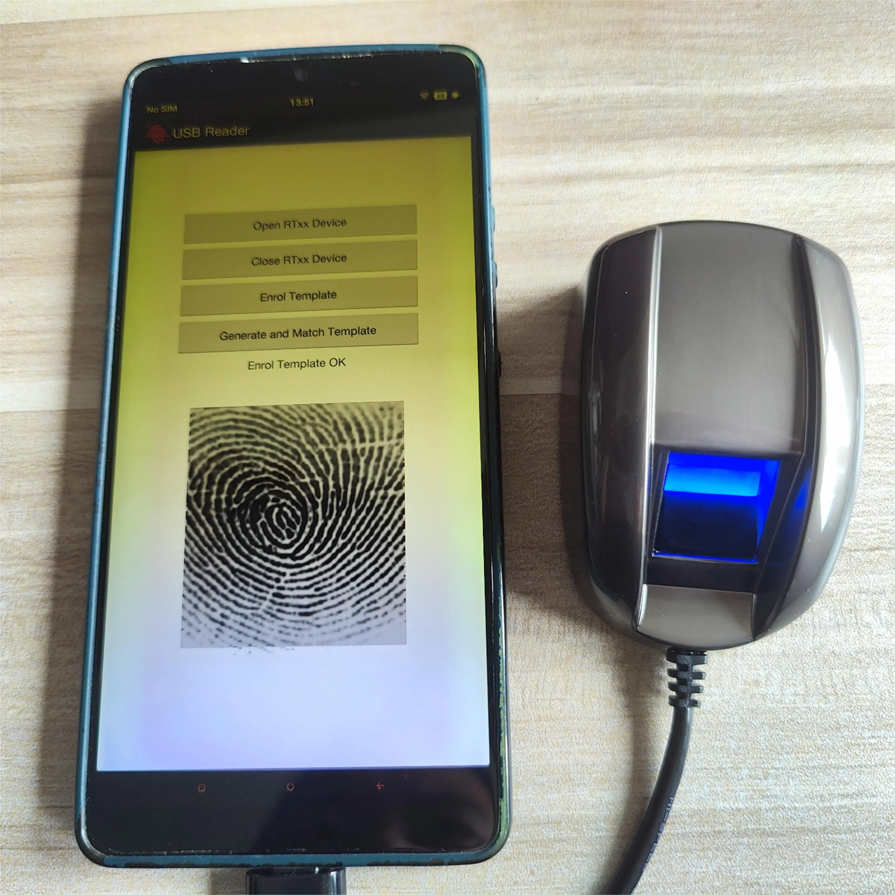 LRU0808 Usb Fingerprint Scanner Biometric Access Control Attendance System Fingerprint Sensor For Android Windows Linux