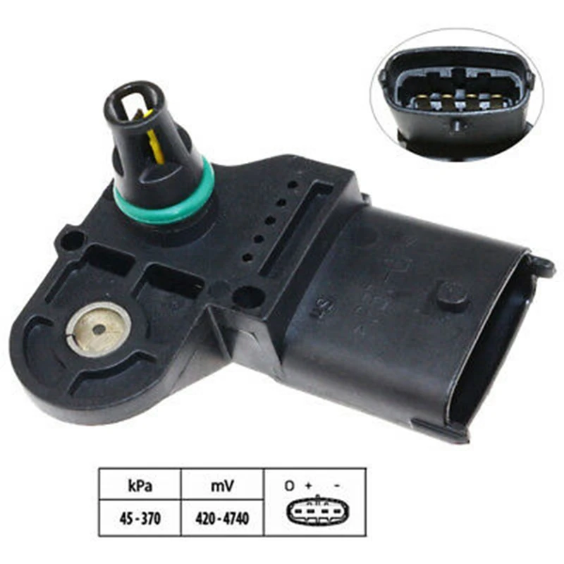 Car Intake Manifold Pressure Sensor MAP Intake Sensor for FE 12420460 FM FL 0281002576 0281006102