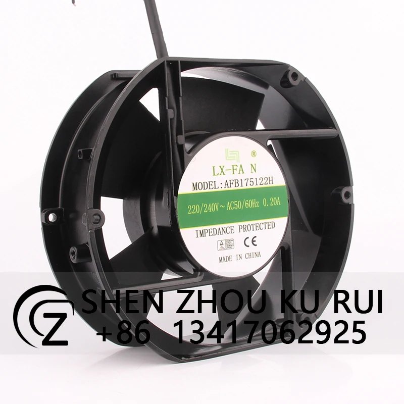 AFB175122H Case Fan for LX-FAN AC220V 0.20A 172X150X51MM 17CM 17251 42W Axial Cabinet Welder Air Volume Ventilation Centrifuga