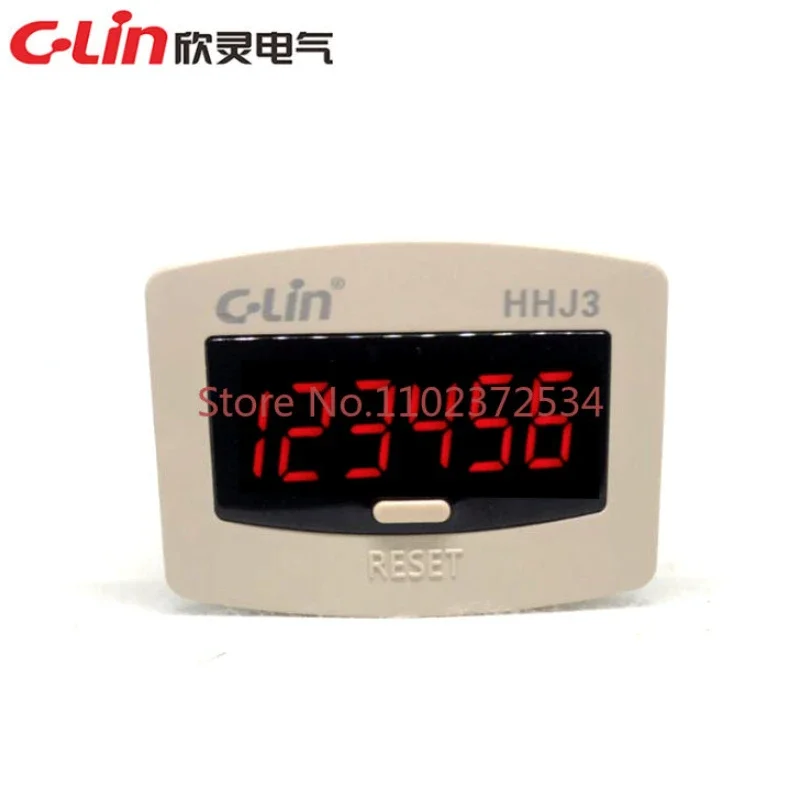 HHJ3 JDM11-6H counter has no voltage type/voltage type six-digit cumulative accumulation terminal 4