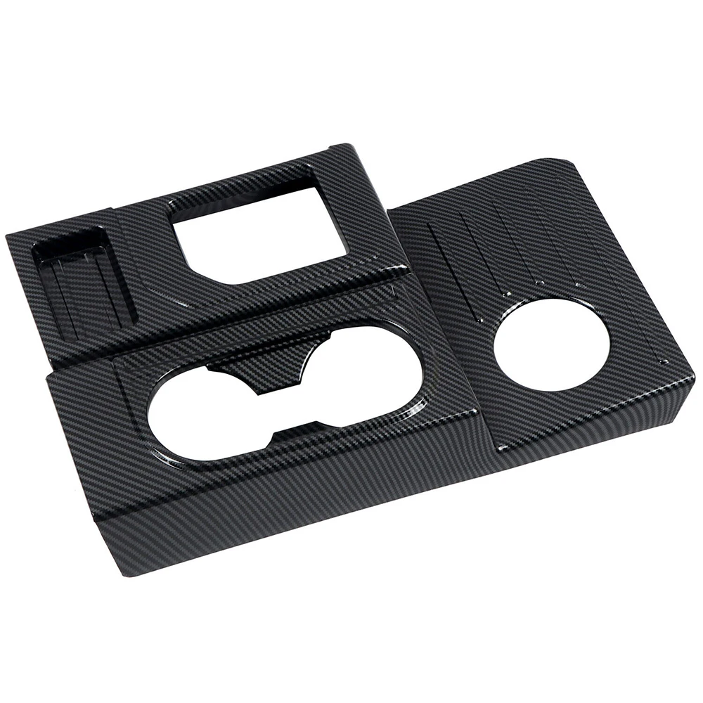 

1 шт. ABS автомобильная центральная консоль, крышка переключения передач, накладка из углеродного волокна, черная для Toyota Tundra 2014-2021
