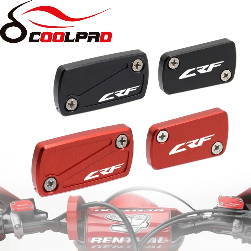 Cubierta de depósito de líquido de frenos delantero para motocicleta, tapa protectora de tanque para HONDA CRF 2022, 450R, 450RX, tapa de tanque de aceite de embrague para Moto
