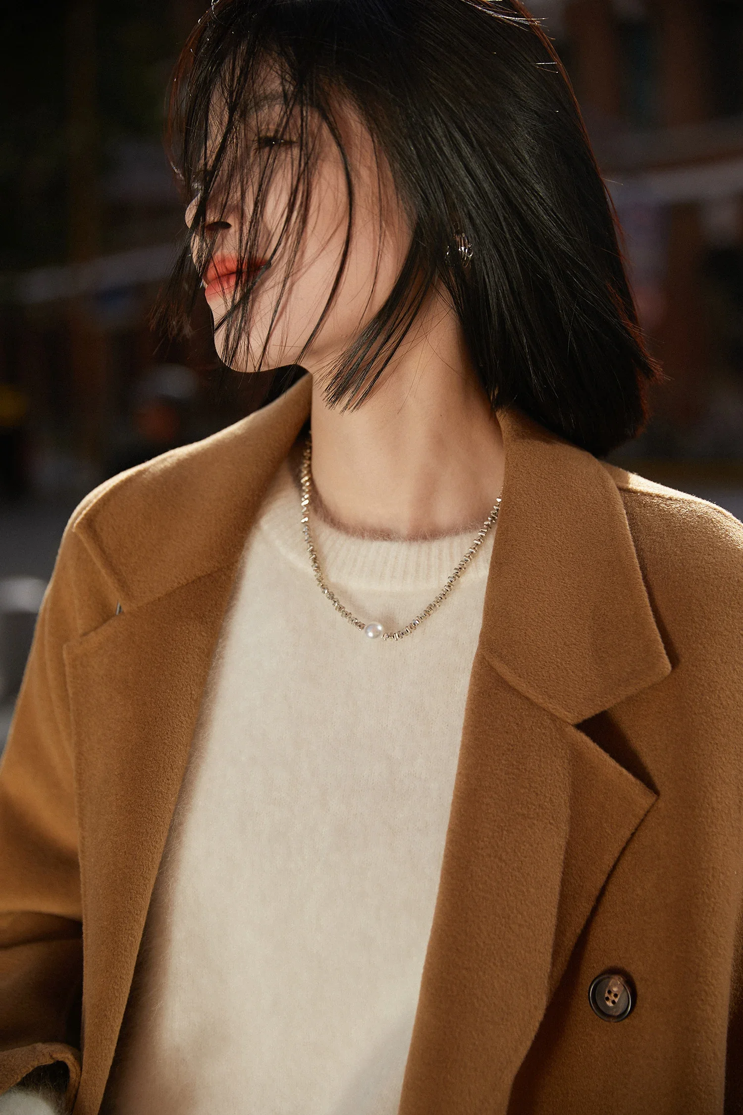 Du Jia Furs Brushed 100% Cashmere Fog Knitted Sweater Ultra-Soft Luksusowy sweter z kaszmiru dla kobiet