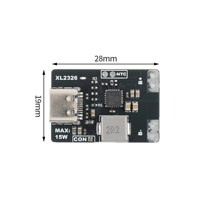 2Pcs/1pc 2S 3S Type-C BMS 15W 8.4V 12.6V 1.5A Lithium Battery Charging Boost Module With Balanced Support Fast Charge Indicator