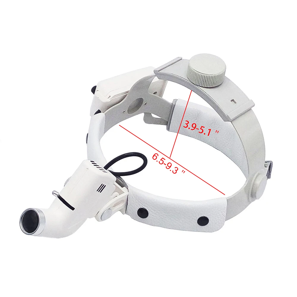 Azdent Dental LED Head Light Lamp for Binocular Loupes Brightness and Spot Size Adjustable Suitable for Surgical Operation