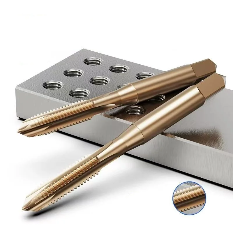 M2 M3 M4 M5 M8 M9 M10 M11 M12 M14 M16 M24 M26 HSS Machine Straight Cobalt Right hand Thread Tap M33 M36 M48 Stainless Steel