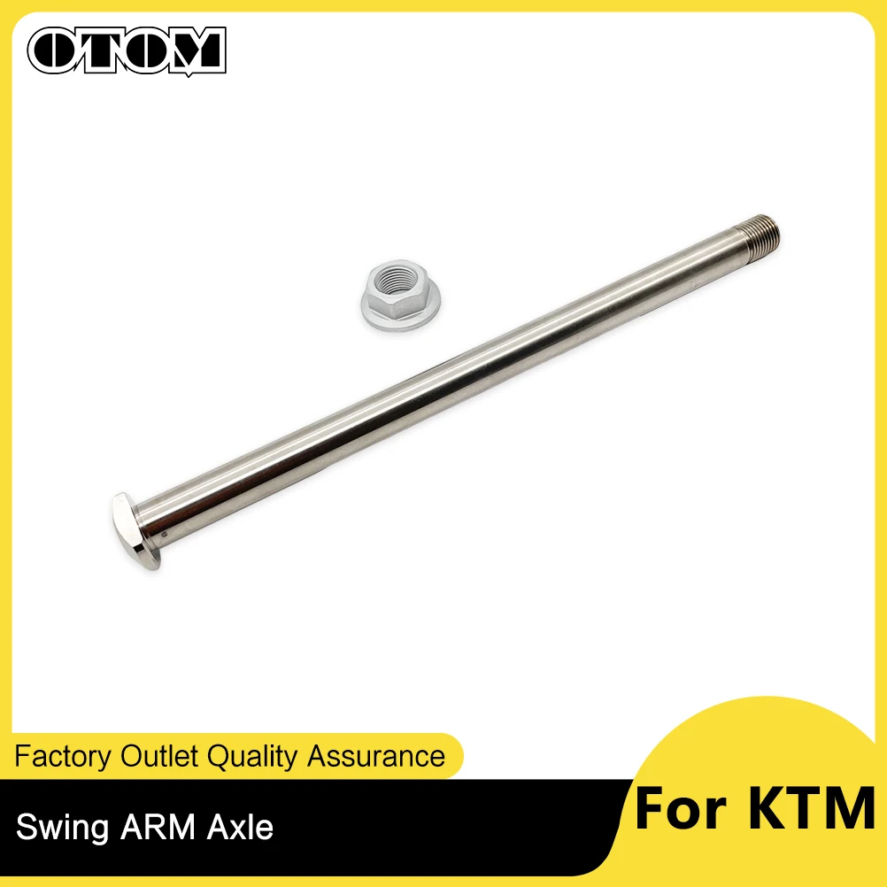 OTOM Swing ARM Axle For KTM SX HUSQVARNA TC GASGAS MC 65 2024-2025 With Nut Screw Swingarm Pivot Bolt Shaft Motorcycle Accessory
