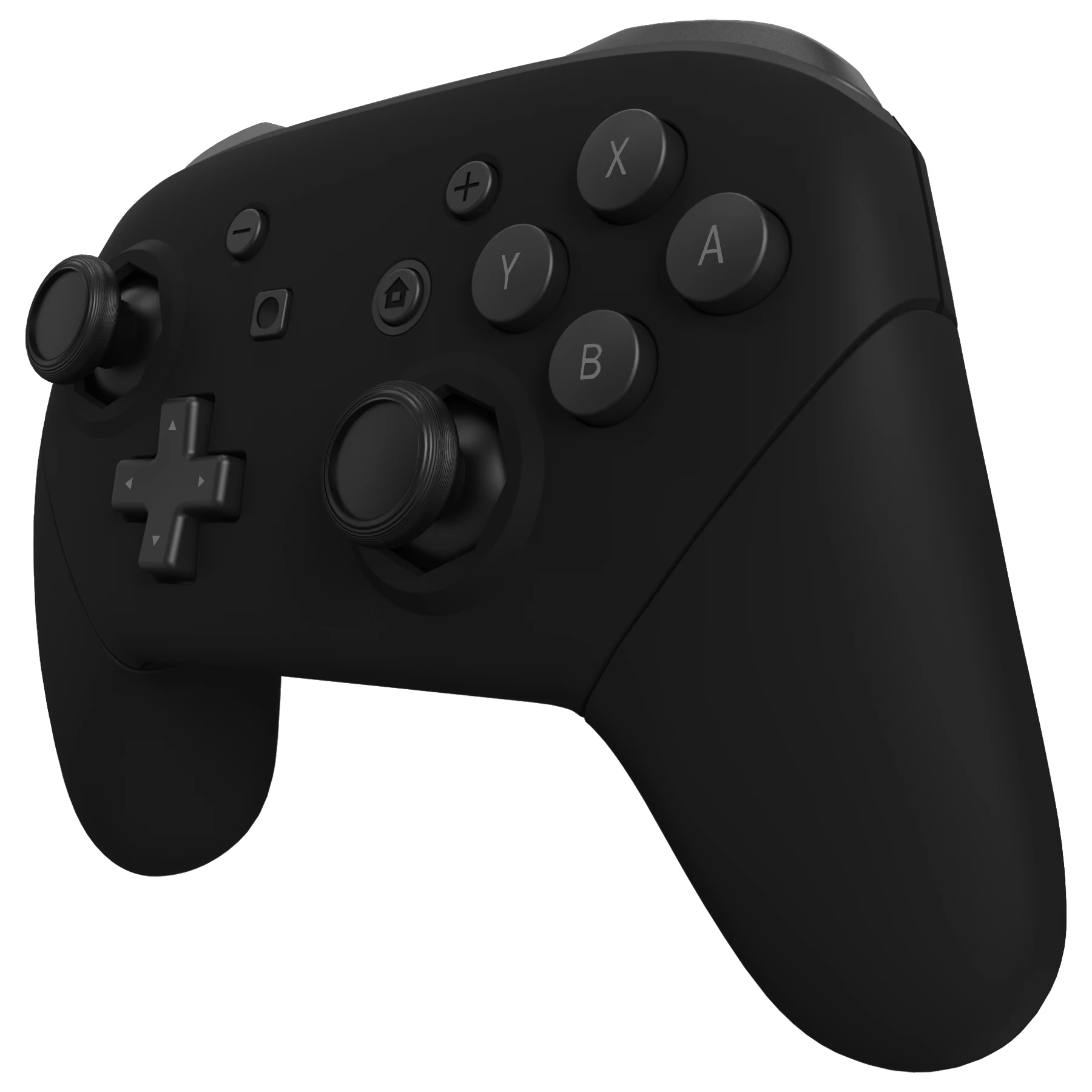 eXtremeRate DIY Grip Housing Shell para NS Switch Pro Controller - Preto, Design de Varas Gated octogonais