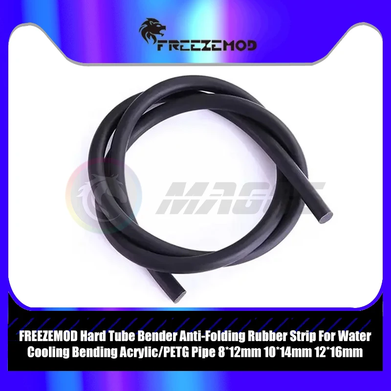 FREEZEMOD Hard Tube Bender Anti-Folding Rubber Strip For Water Cooling Bending Acrylic/PETG Pipe 8*12mm 10*14mm 12*16mm