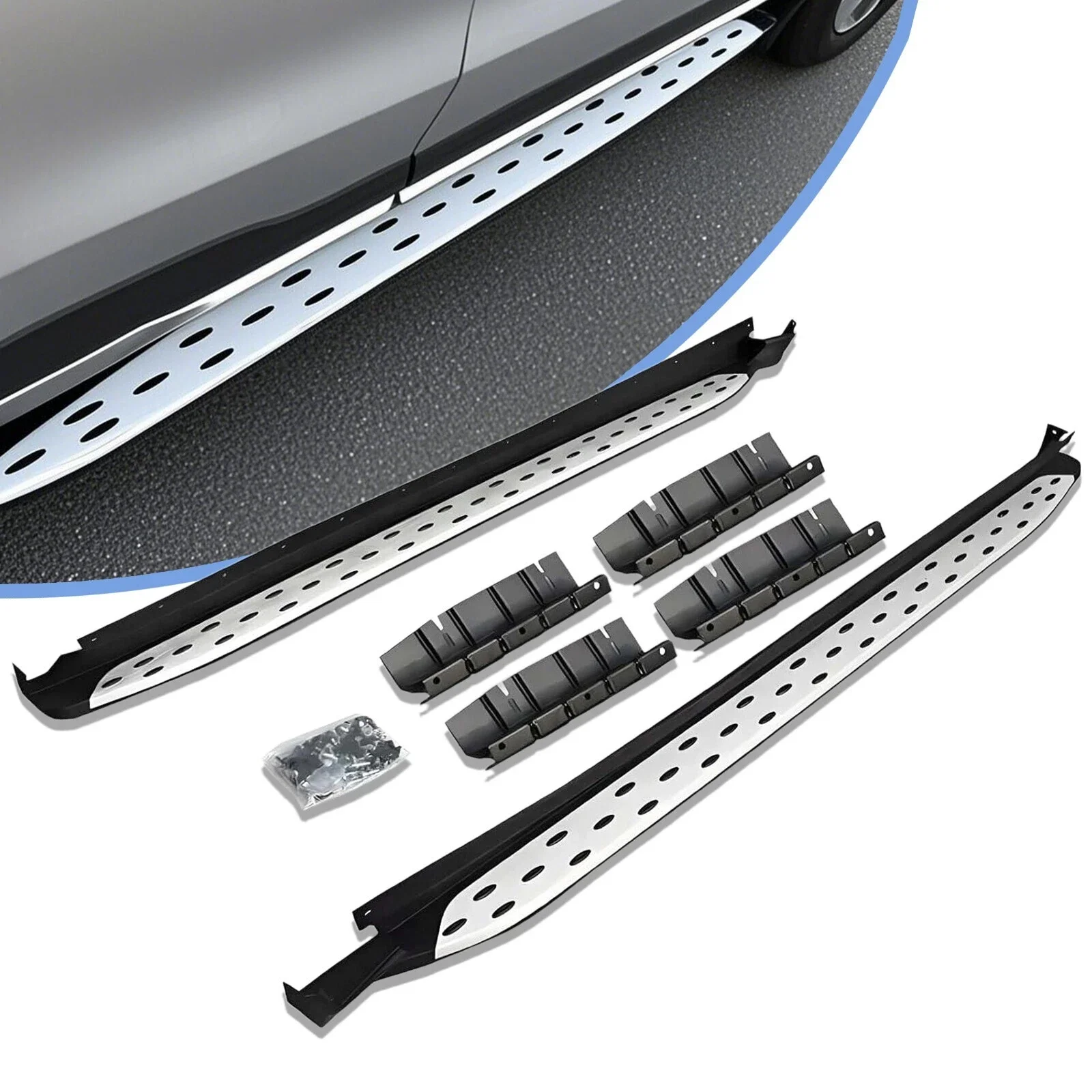 2Pcs Running Board …