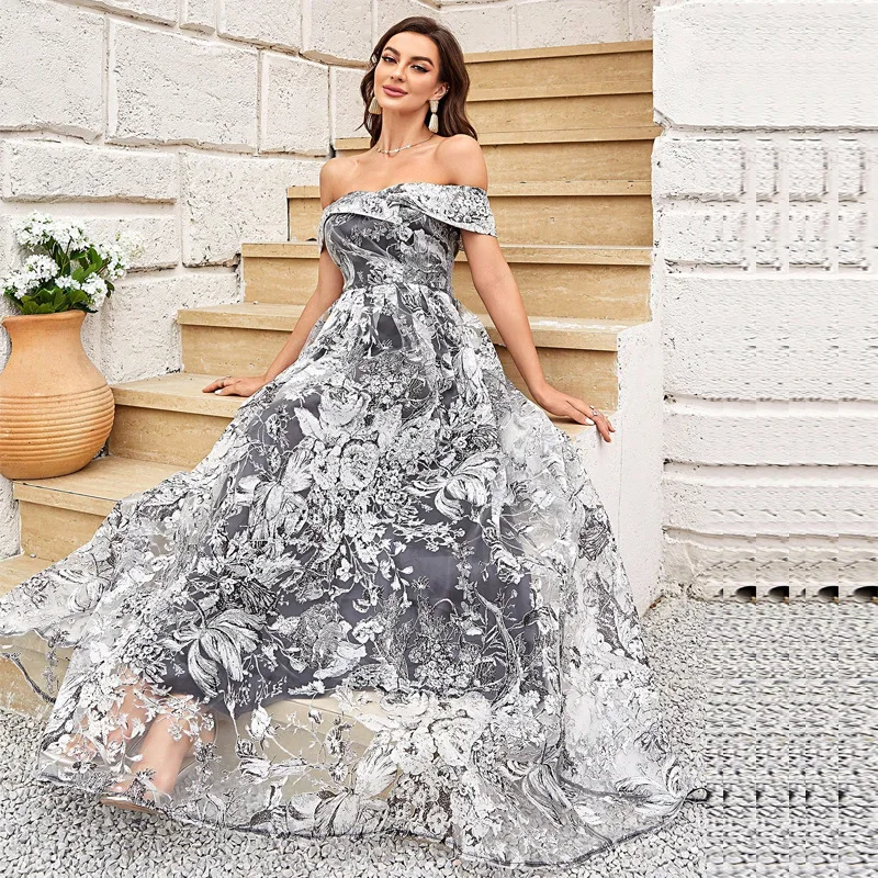 Ky107 Robe classique Robe de demoiselle d'honneur femme mariage sœurs groupe fée Robe de soirée 2025 Robe d'été Robe femmes fête