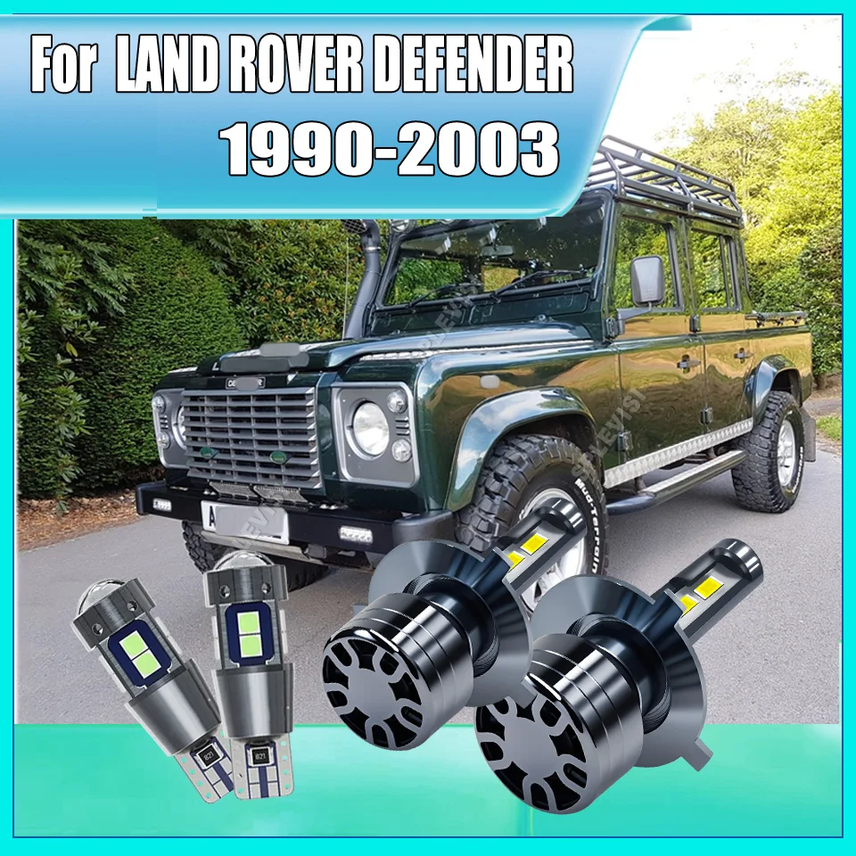 

H4 лампы дальнего света, двусторонние улучшенные чипы Prime для LAND ROVER DEFENDER 1990 1991 1992 1993 1994 1995 1996 1997 1998-2003 гг.