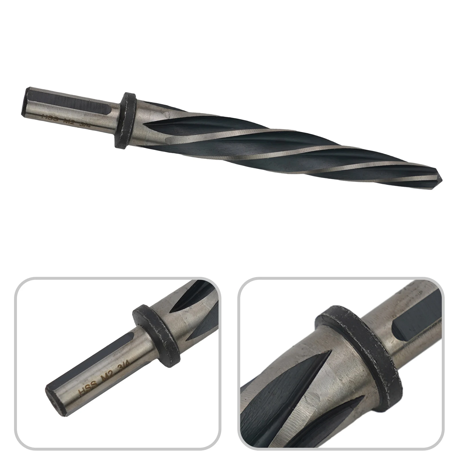 HSS коническая развертка, сверло, спиральная канавка для металла, электрические дрели с фаской, режущий инструмент, автомобильный резак для увеличения отверстий