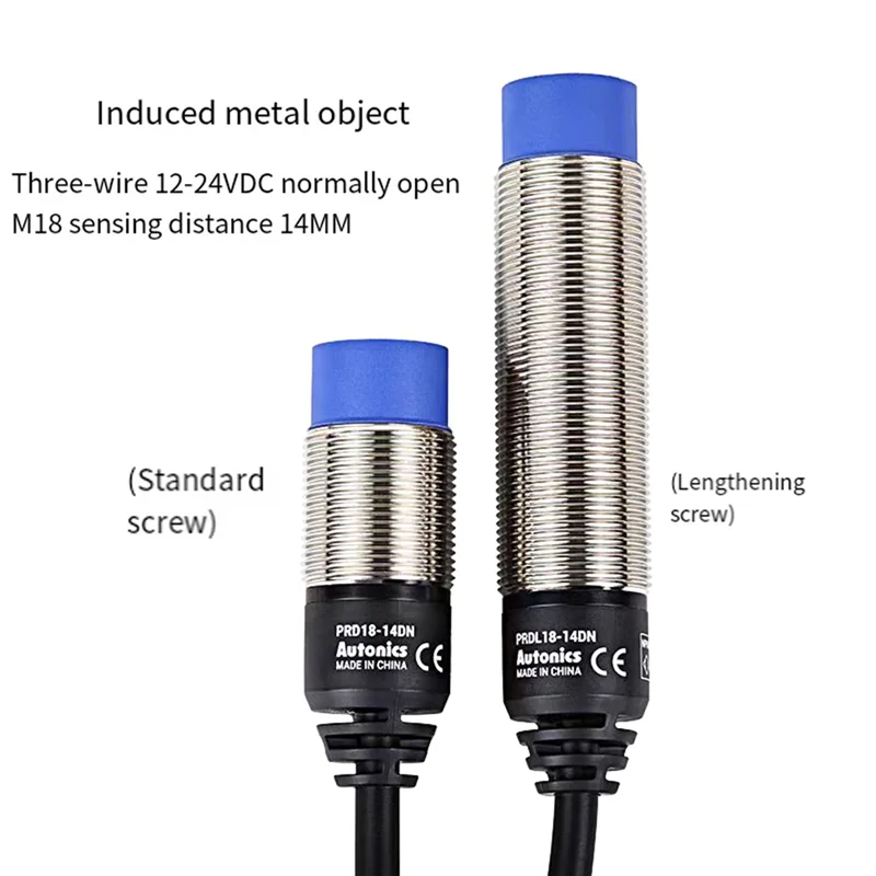 ABKI-장거리 근접 스위치 12Mm 직경 DC12-24V 12Mm 직경 IP20 스위치 센서 PRD18