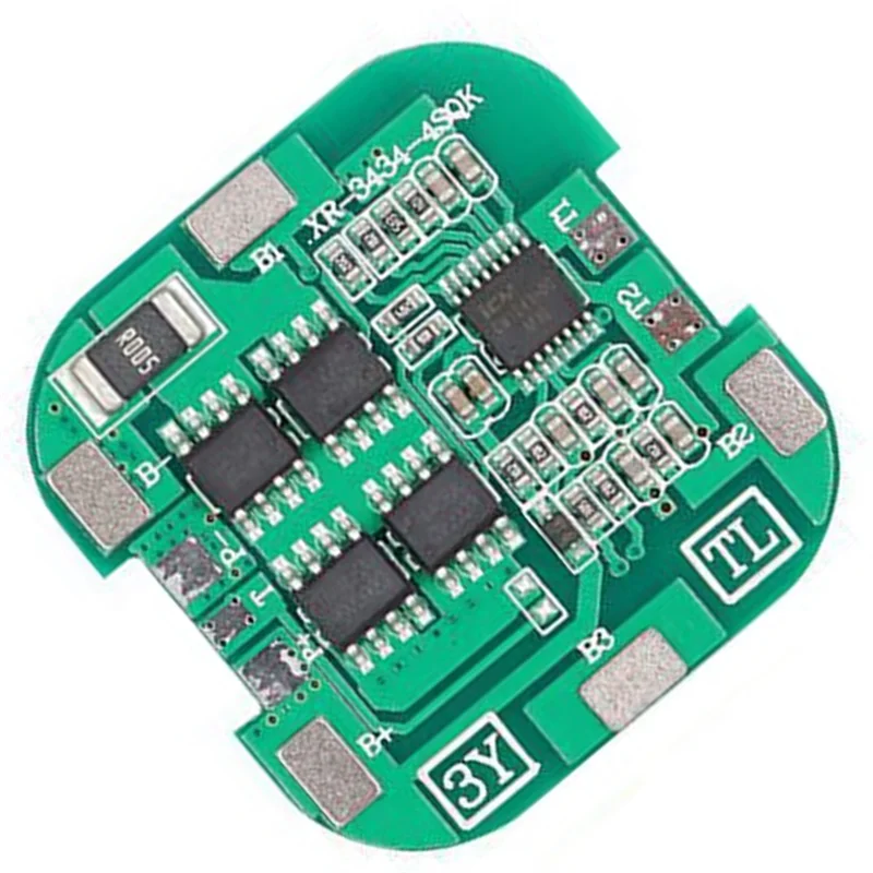 1Pcs 4S BMS 8A 14.8V 18650 Li-Ion Lithium Battery Charge Board Sweeping Machine Solar Lithium Battery Protection Board