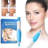 2 In1 Painless Auto Skin Tag Mole Wart Removal Kit Cleaning Tools Face Skin Care Body Wart Dot Treatments Remover Beauty Health