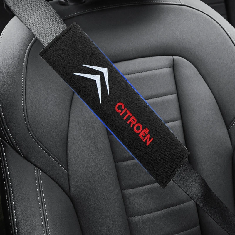 مقعد السيارة حزام الكتف غطاء بطانة حماية اكسسوارات السيارات لسيتروين C1 C2 C3 C4 C5 C6 C8 C4L DS3 DS4 DS5LS DS6