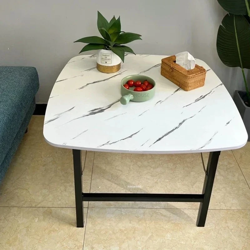 

Household Small Apartment Kitchen Furniture Folding Dining Table Long Table Simple Storage Modern Square Restaurant Table