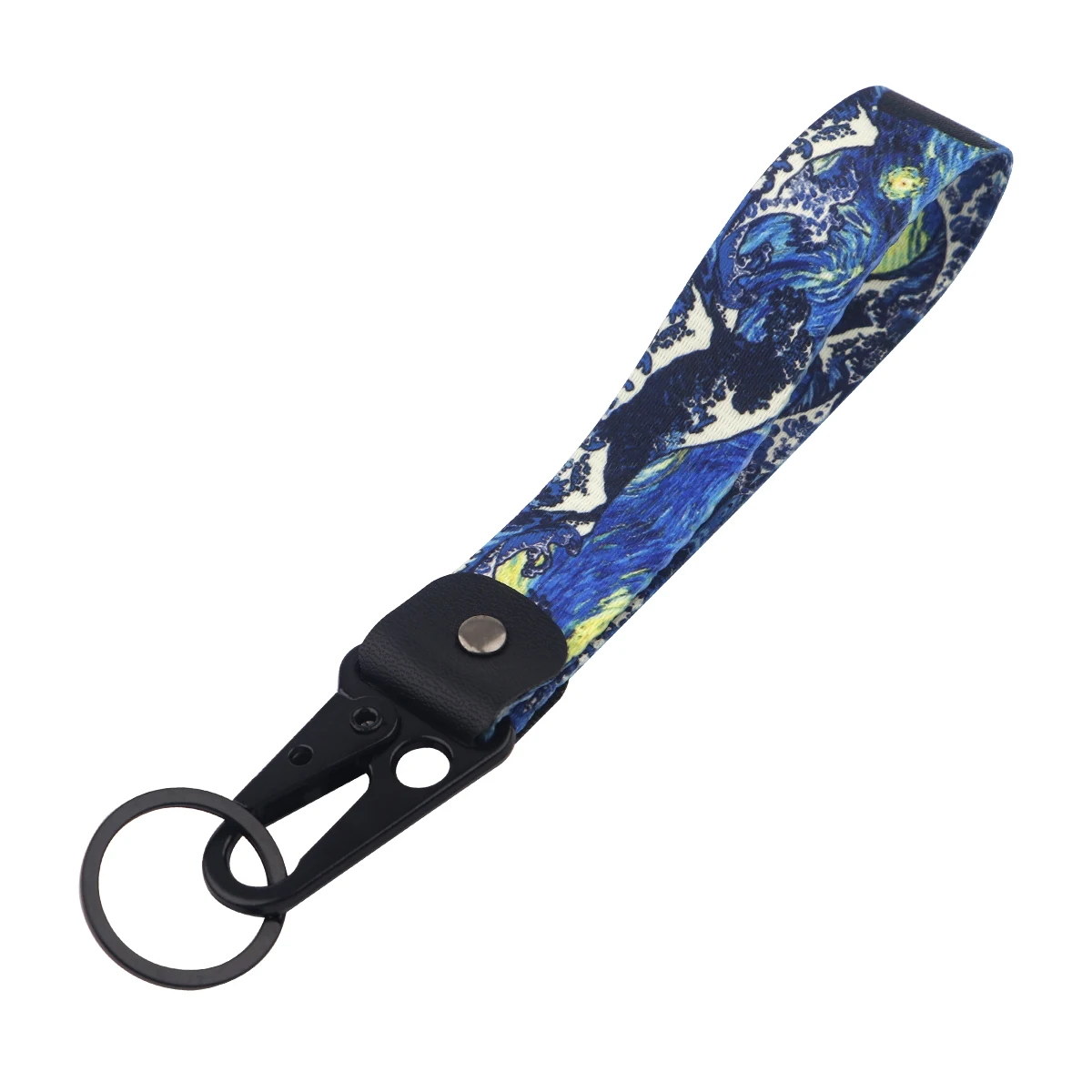 Starry Sky Sea Waves Keychain for Car Keys Keychains Women Anime Accessories Keyring Men Original Fashion Jewelry