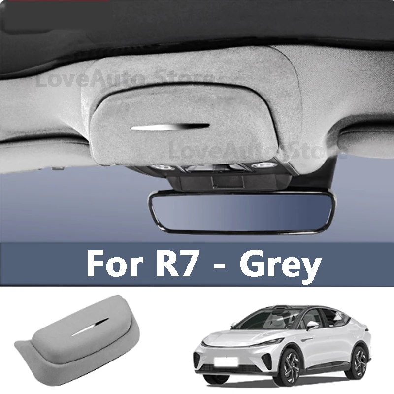 

For Rising Auto F7 R7 2023 2024 2025 Car Glasses Box Car Sunroof Holder Sunglasses Storage Box Automotive Supplies Accessories