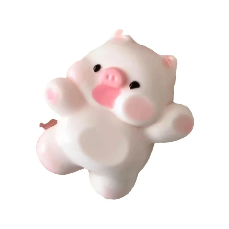 22025 귀여운 돼지 장난감 고급스러운 돼지 스퀴즈 장난감 귀여운 재미있는 부드럽고 쫄깃한 실리콘 느낌 식품 등급 스퀴즈 스트레스 해소 장난감
