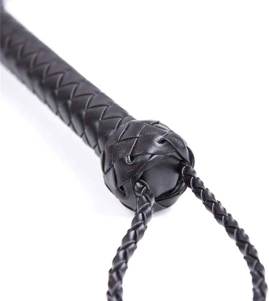 BDSM Leather Whip Sex Toy | Fetish Adult Sex Toy Purple Flogger for Couples