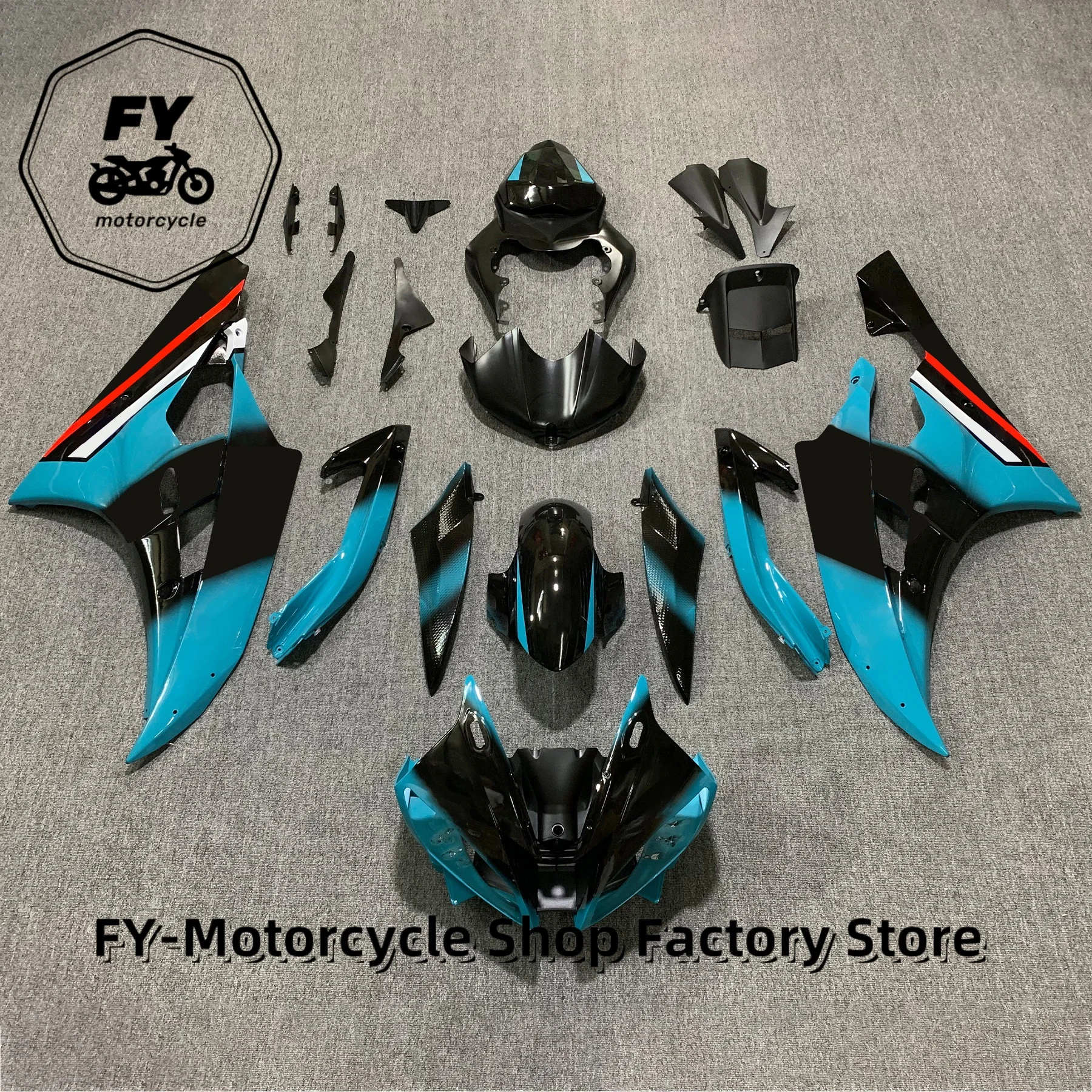 ABS Injection Complete Fairing Kit Fit For Yamaha YZF R6 2006 2007 YZFR6 06 07 Precise Hole Full Motorcycle Bodywork Panels Set