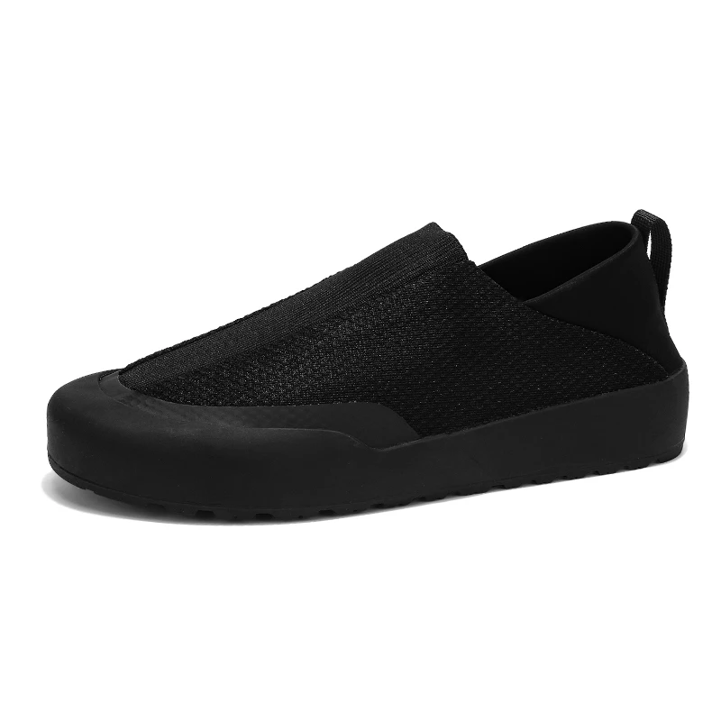 Nieuwe Herfst Casual Sneaker Ademende Slip-On Schoenen Mesh Outdoor Jogging Sportschoenen Voor Heren Gebreide Zomerschoenen