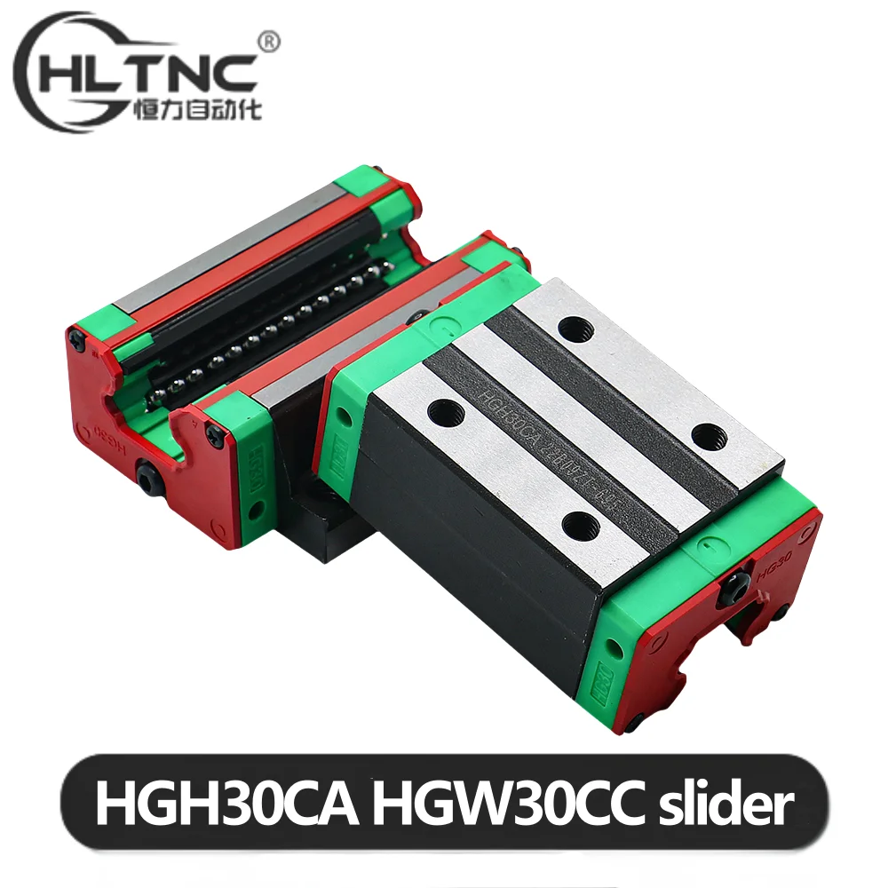 

HLTNC HGW30CC HGH30CA Square Flange Slider Bearing Block Carriage Fit HIWIN HGR30 Linear Guide Rail For CNC Engraver Router