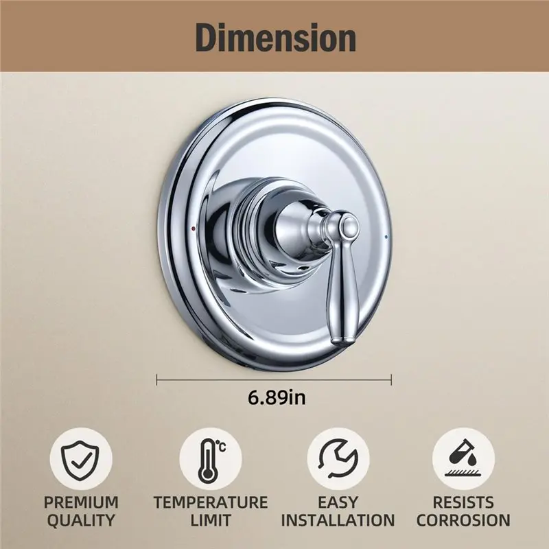 AB33-Replacement For Moen T2151 Brantford Posi-Temp Valve Trim Kit, Pressure Balancing Tub And Shower Lever Handle