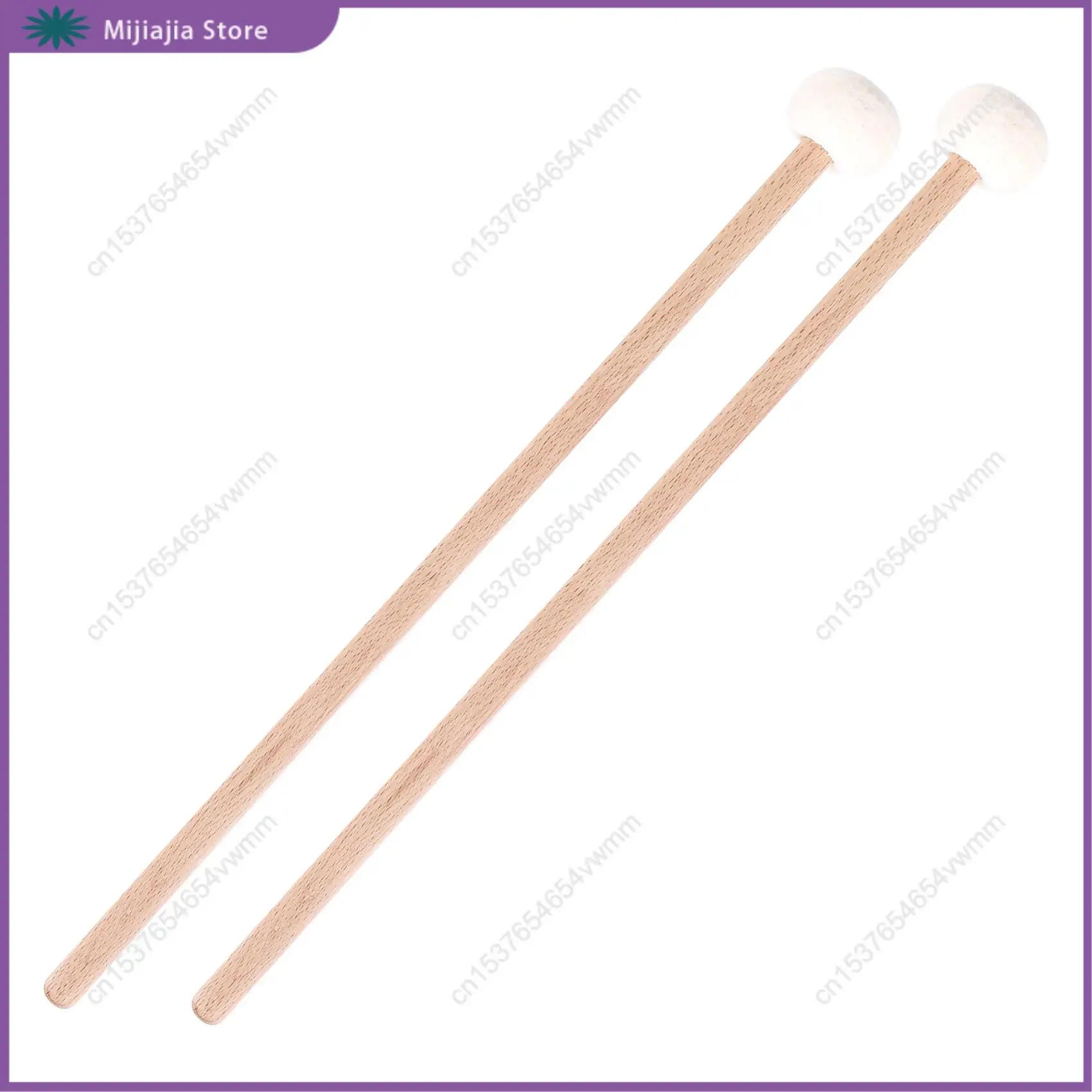 2 peças cabeça dupla tambor címbalo gong mallet martelo macio varas maletes hastes martelo de feltro 385mm vendas