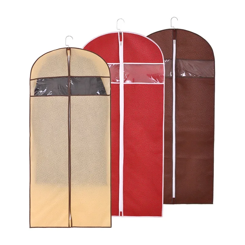 Cloth Hanging Clothes Dust Cover Non-woven Suit Cover Storage Bag Dust Bag Dust Cover Household Storage Products