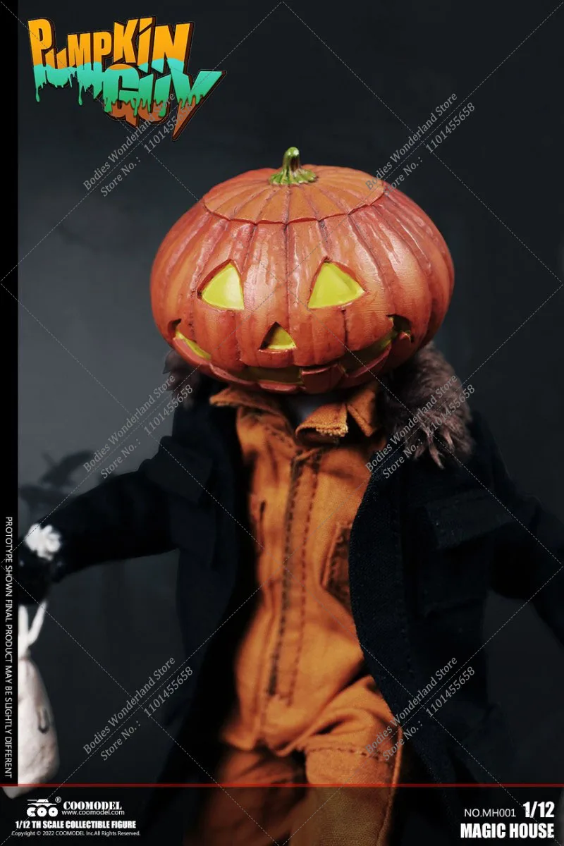 COOMODEL MH001 MH002 1/12 Scale Collectible  Magic House Series Pumpkin Guy 6