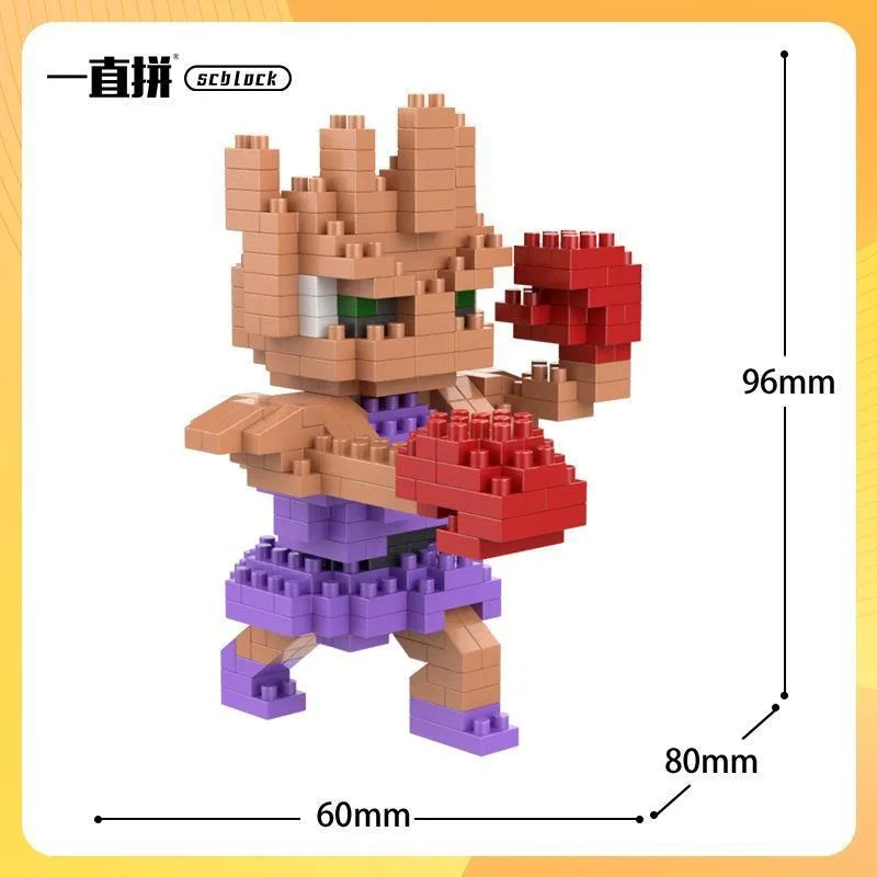 Pokemon Bausteine Kleine Cartoon Mini Block Pikachu Charizard Eevee Mewtwo Anime Montieren Action Modell Puppen Jungen Spielzeug