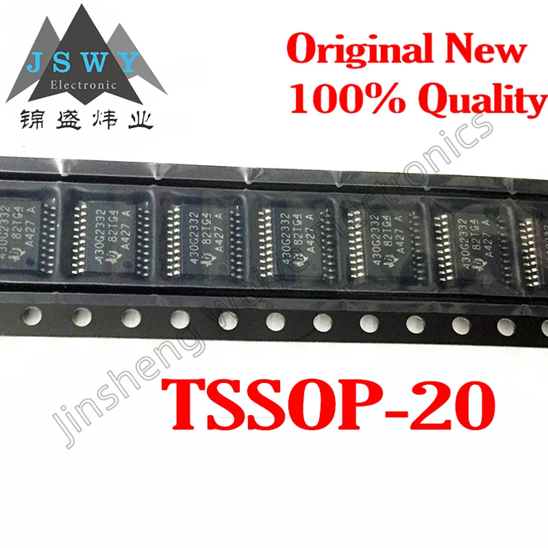 Free shipping for 1~50PCS MSP430G2332IPW20R 430G2332 TSSOP-20 4K Flash Memory 16-bit Microcontroller New in stock