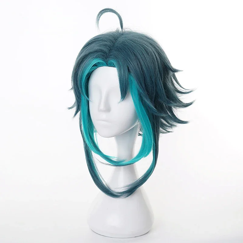 Hot Game Genshin Impact Xiao Wig Pre-styling Cosplay Wig High Temperature Resistance The Conqueror of Demons Wigs