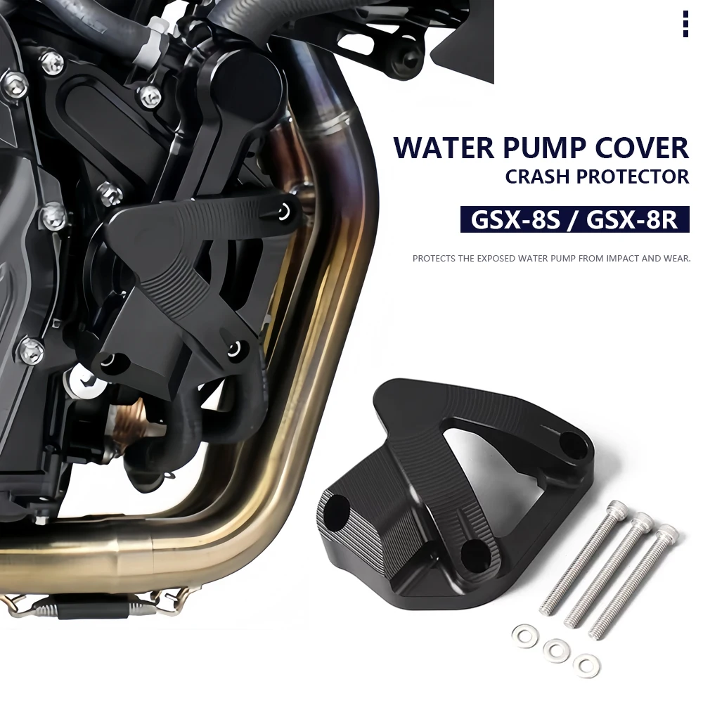 

For Suzuki GSX 8S 2023-2026 GSX 8R 2024-2026 Motorcycle Water Pump Crash Protector Cover Engine Case Guard GXS-8S GSX-8R GXS8R