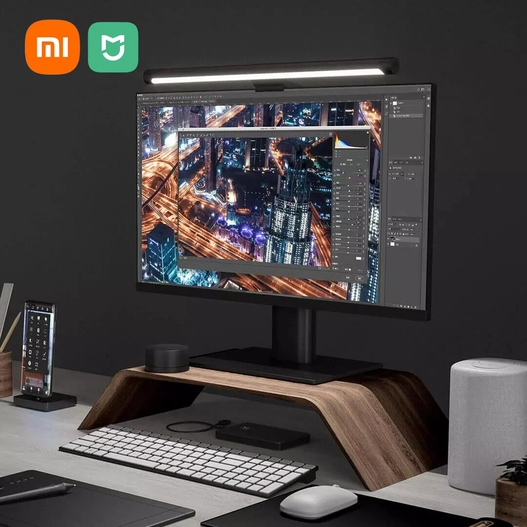 XIAOMI MIJIA LED Light Bar for Computer PC Monitor Foldable Eyes Protection Learning Reading Lamp Bar Display Hanging Lamp