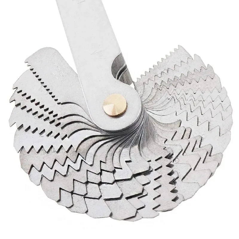 Imagem -04 - Ferramentas de Medição de Rosca Polegada Thread Plug Gauge Gear Tooth Screw Pitch Gauges Centro de Medição Metrschwerk Polegada 55 60