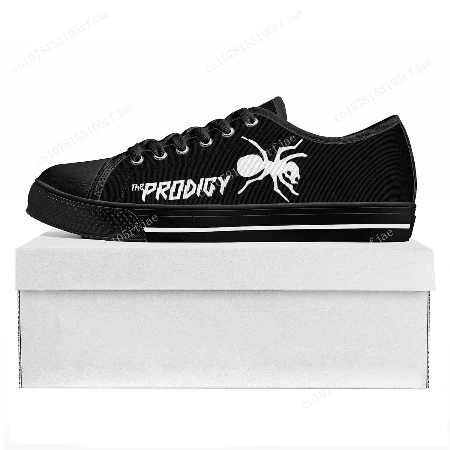 The Prodigy Rock Band Low Top Mens Womens Teenager Sneakers Canvas High Quality Sneaker  Prode Casual Couple Shoes Custom Shoe