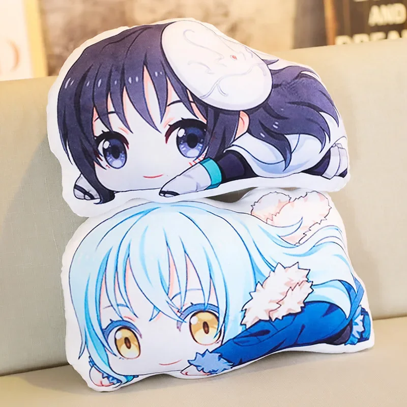 Anime Rimuru Sturm Peripherie produkte weichen Plüsch ausgestopfte Puppe Spielzeug exquisite Kissen Schlafzimmer Dekoration Festival Geschenke Jungen