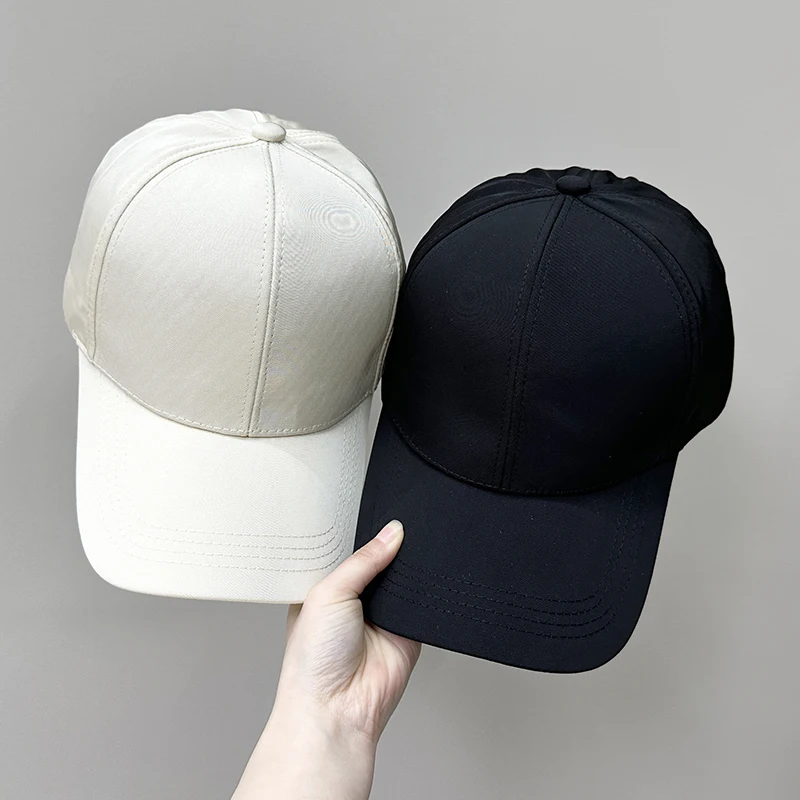 Baseball Cap Women Men Unisex Snapback Hats For Summer Curved Brim Casual Sport Cap Solid Color Blank 2024 New