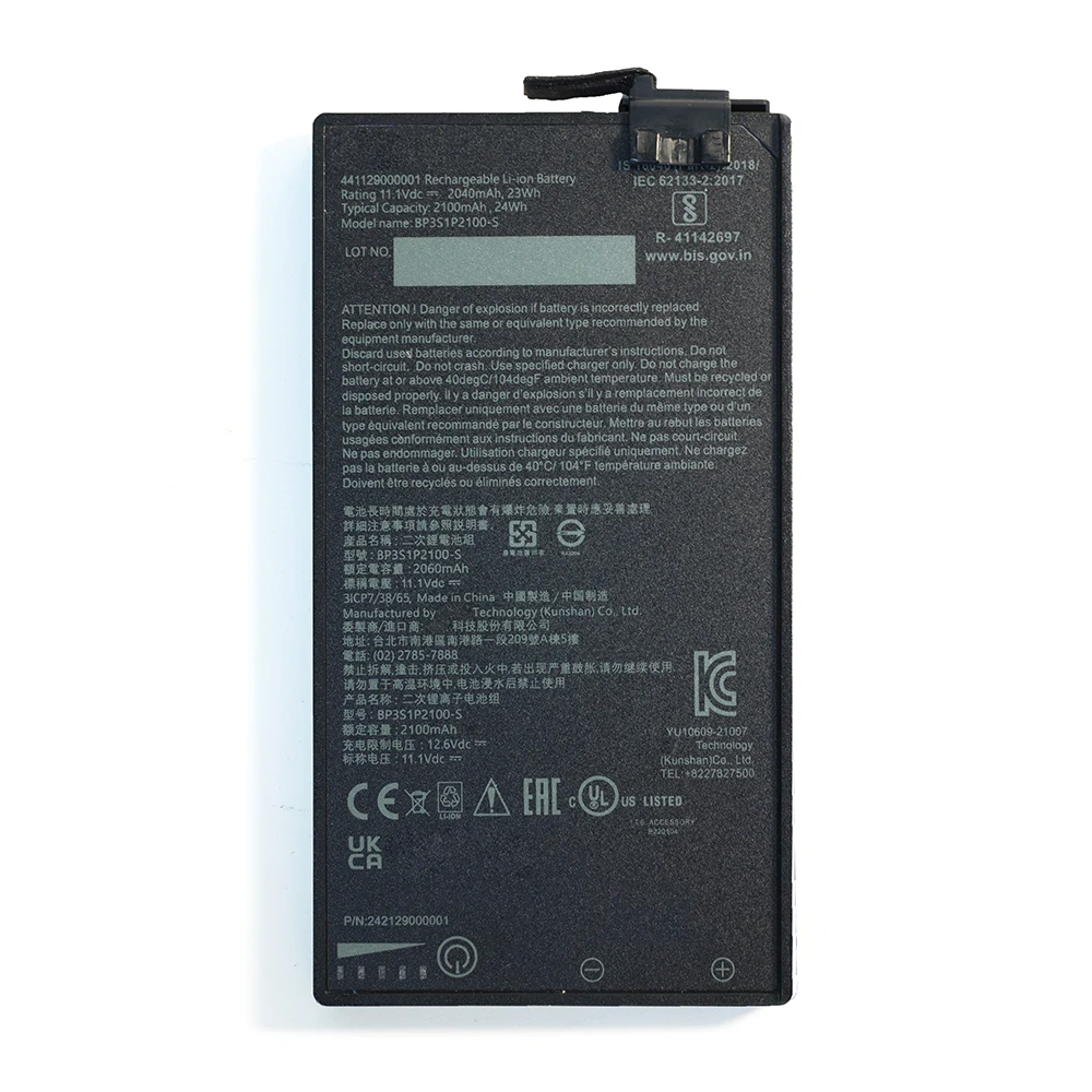 BP3S1P2100-S 11.1V 24Wh 2100mAh Battery for Getac V110 Rugged Notebook BP3S1P2100S-01 BP3S1P2100