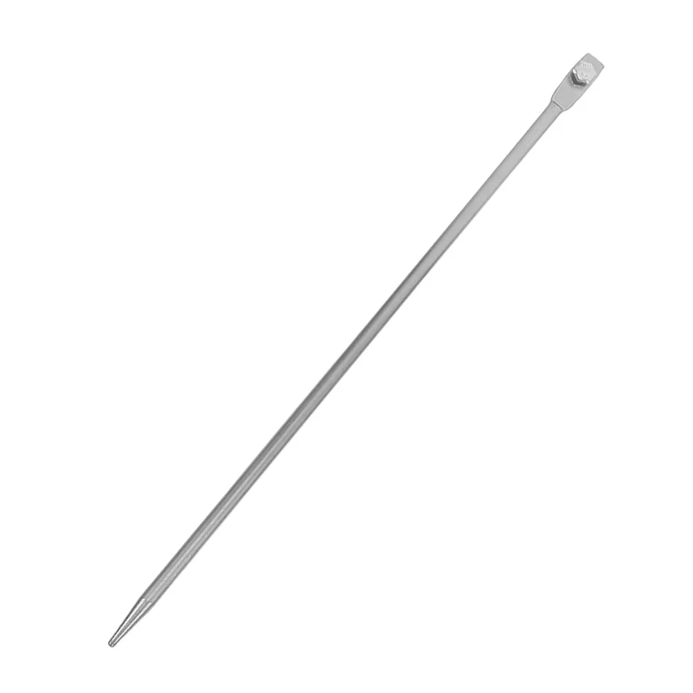Heavy Duty Galvanized Grounding Rod Pin For Electric Fence 19.65Inch Portable Ground Rod For Generators Antennas Satellite