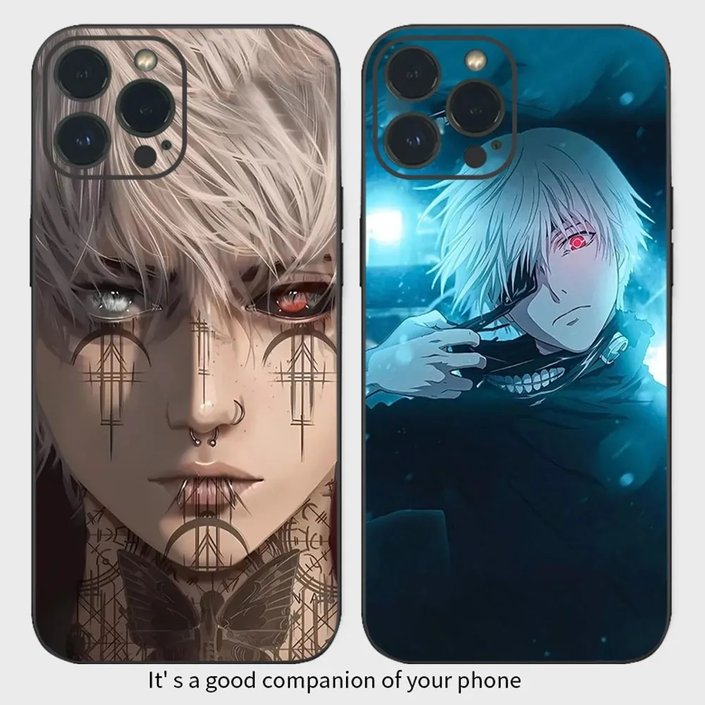 Anime T-Tokyo G-Ghoul Kaneki Ken For Evil Frosted Phone Case  For iPhone15 14 13 12 Mini 11 Pro XS Max X XR SE5 6 7 8 Plus Soft